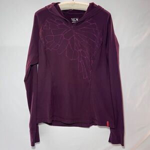 Women’s Mountain Hardwear Purple Hoodie-size large